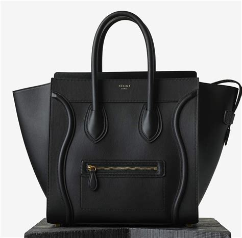 black celine micro luggage tote|celine large phantom luggage tote.